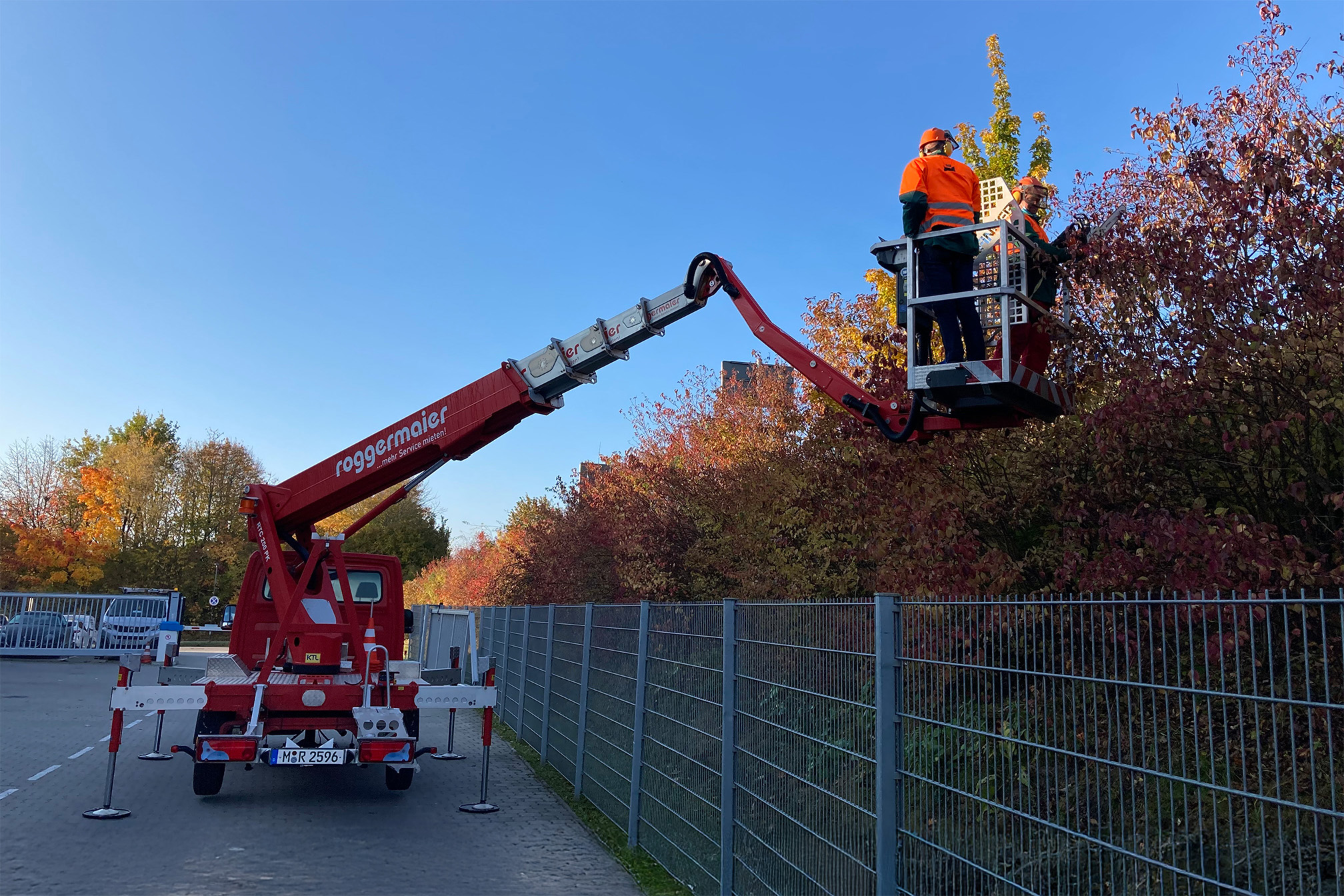 Arbeitsbühnensicherheit - Schulungen bei Roggermaier