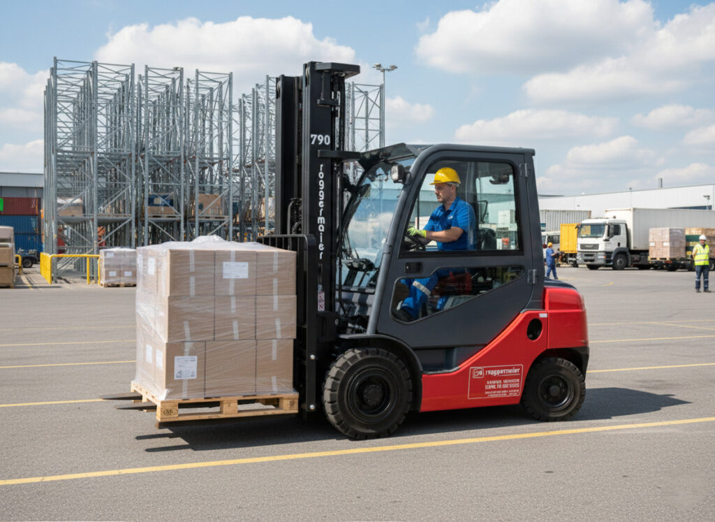 Toyota-Outdoor Staplereinsatz Elektro